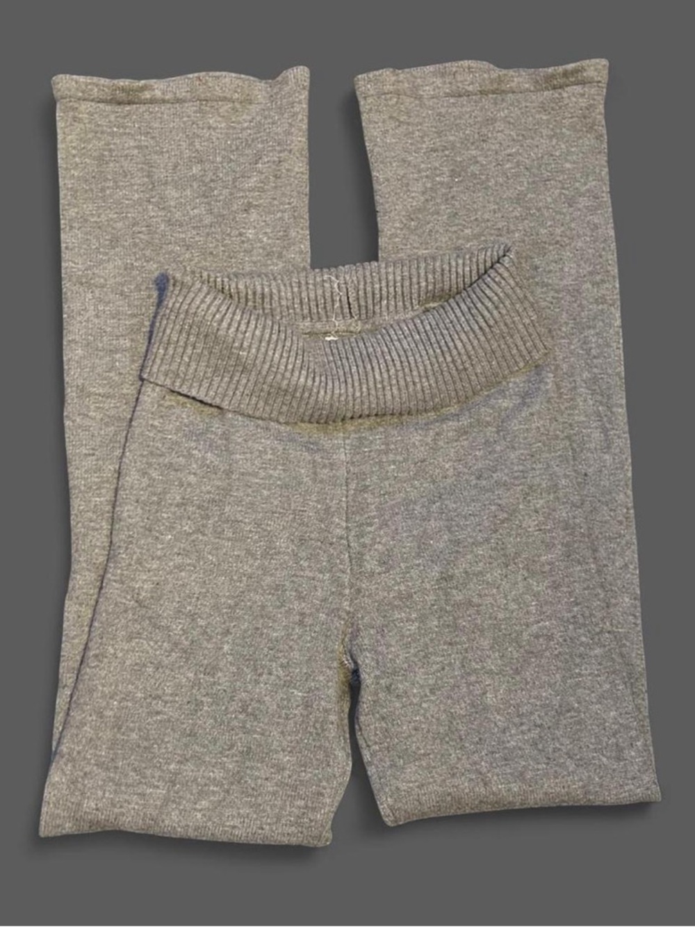 Aeropostale Heather Gray Ribbed Turtleneck Sweater